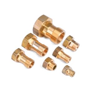 Półśrubunki wodomierza mosiężne